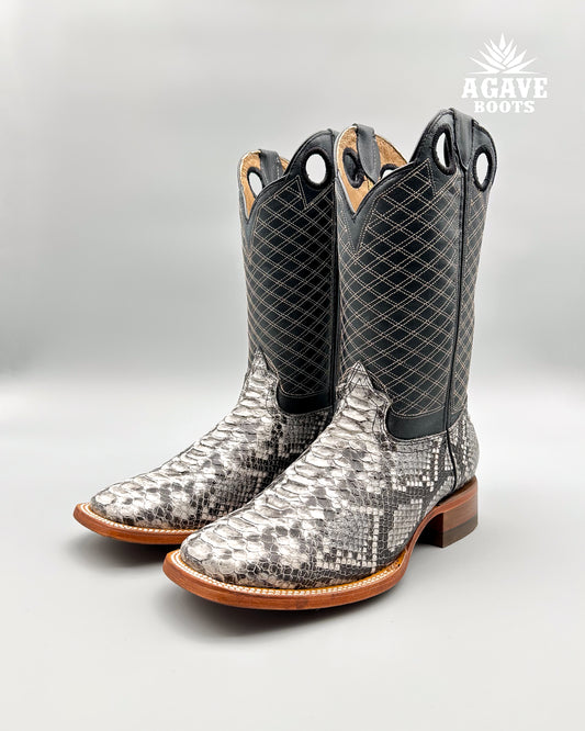 PYTHON  | MEN SQUARE TOE WESTERN COWBOY BOOTS