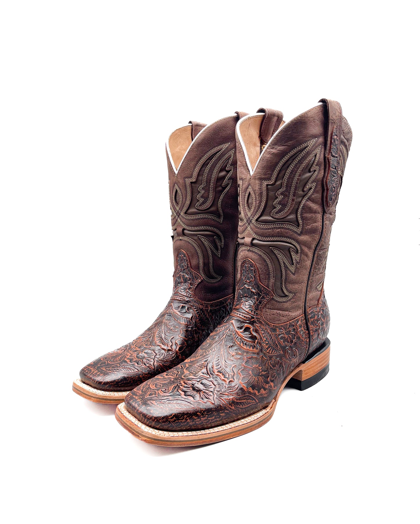 Cowboy Boot Bronze Tooled