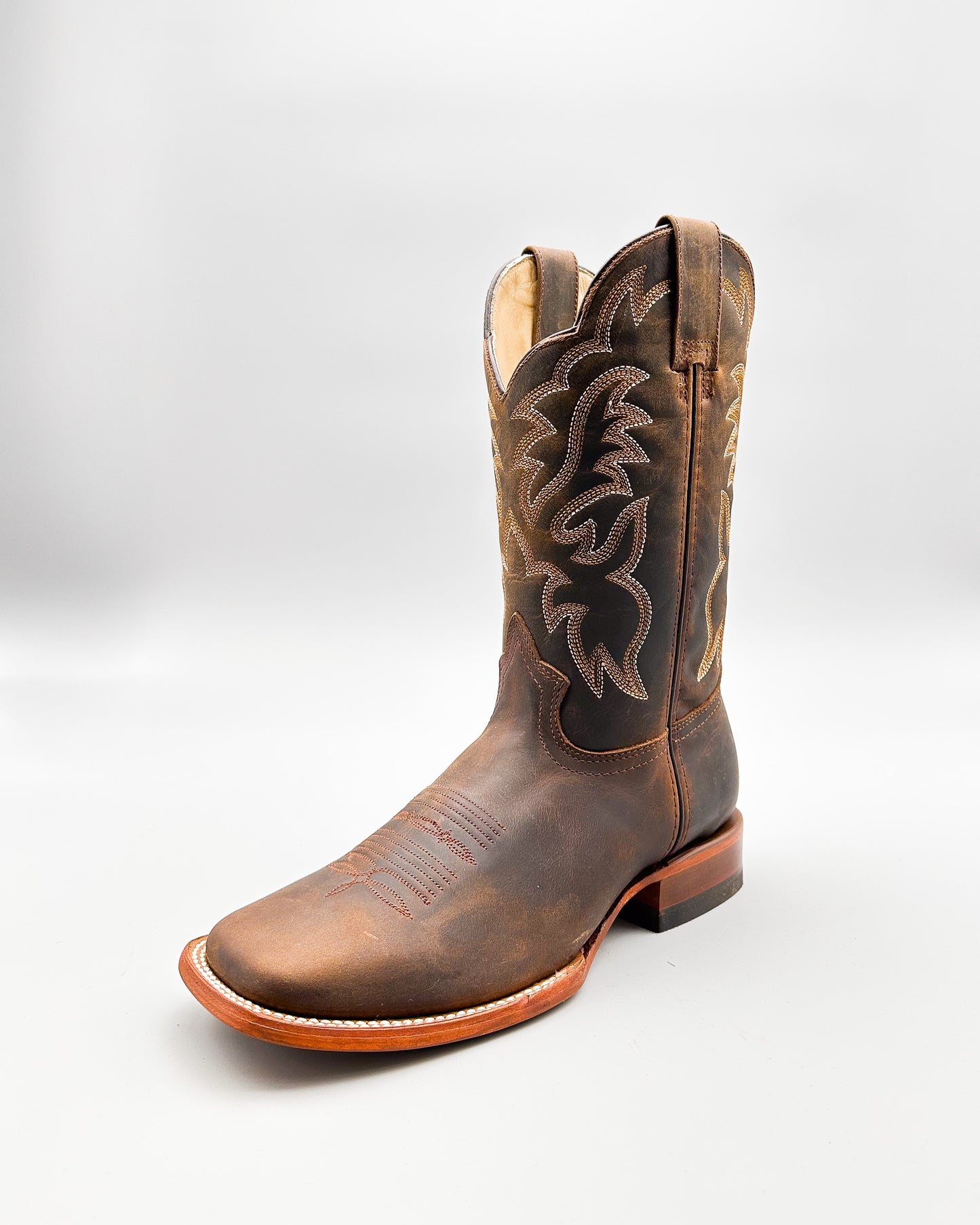 HYBRID RUSTIC BROWN | MEN’S COWBOY BOOTS