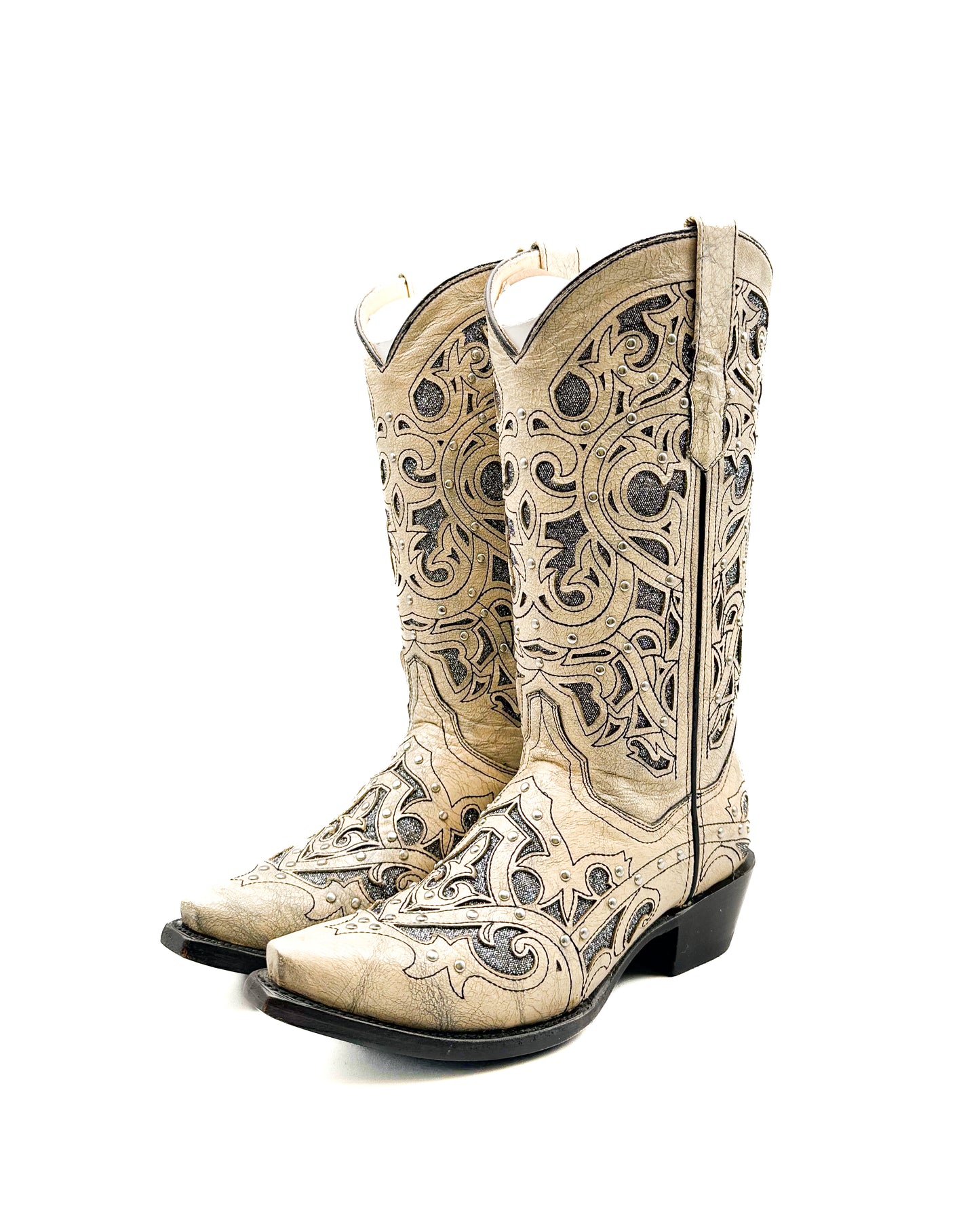 Cowboy Boot Gaby Rustic White