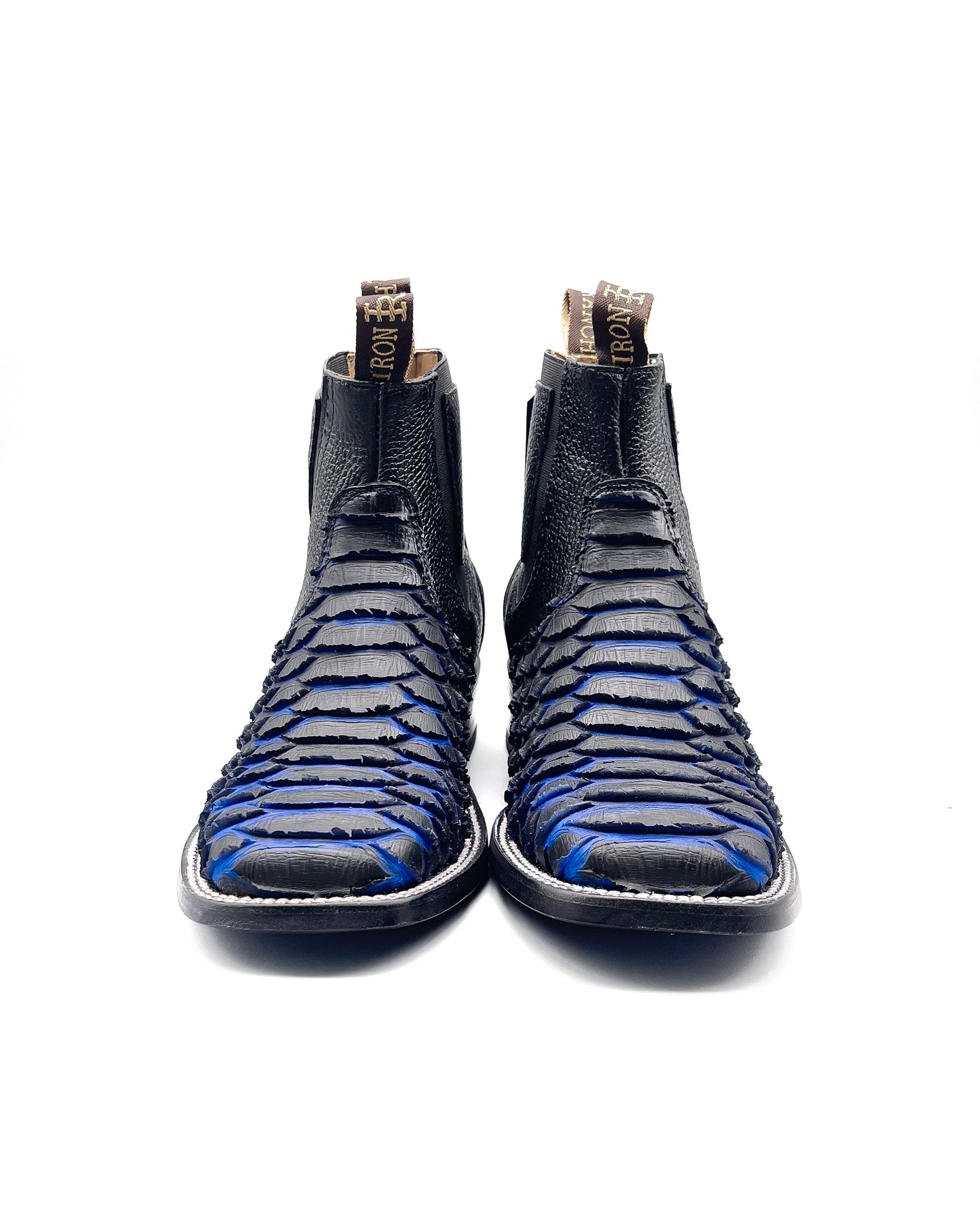Ankle Boot Python Blue