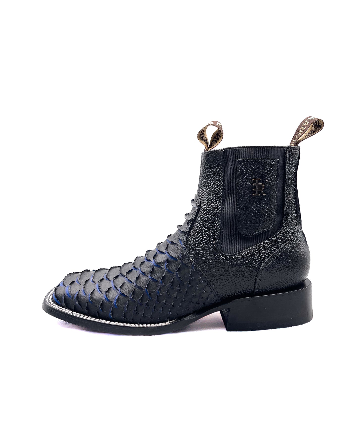 Ankle Boot Python Blue