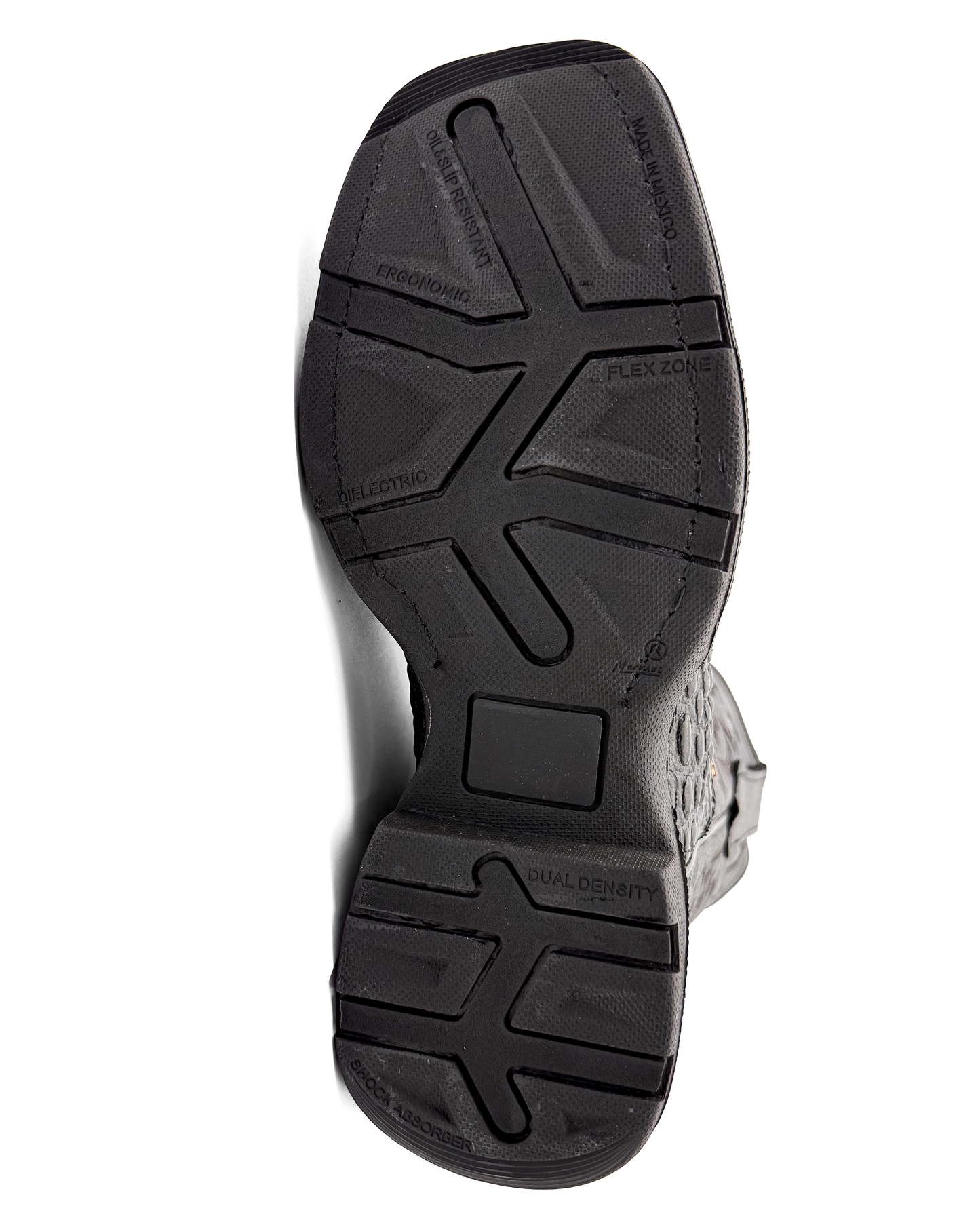 Cowboy Work Boot Black Alligator Caiman Belly