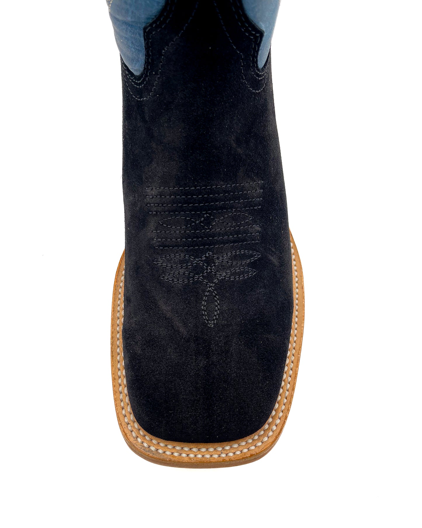 BLACK ROUGH OUT | MEN’S COWBOY BOOTS