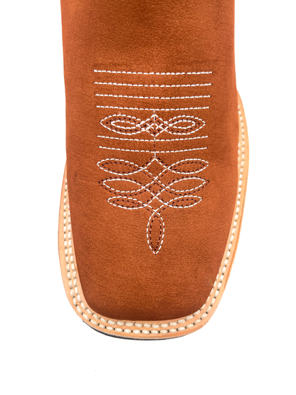 Ankle Boot Light Brown Nobuck Rubber Sole