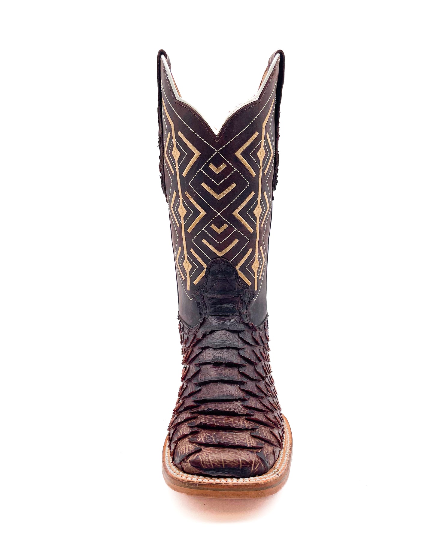 Cowboy Boot Brown Python