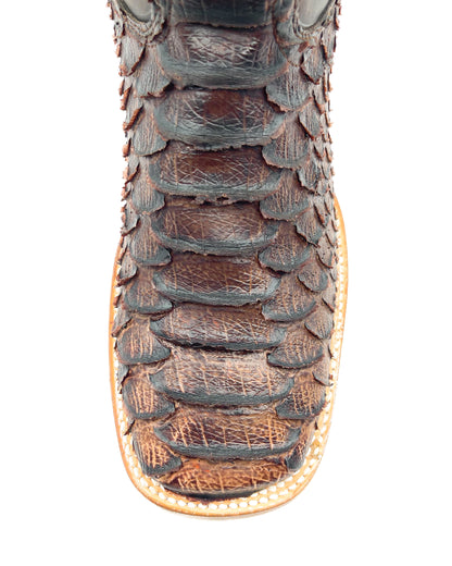 Cowboy Boot Brown Python