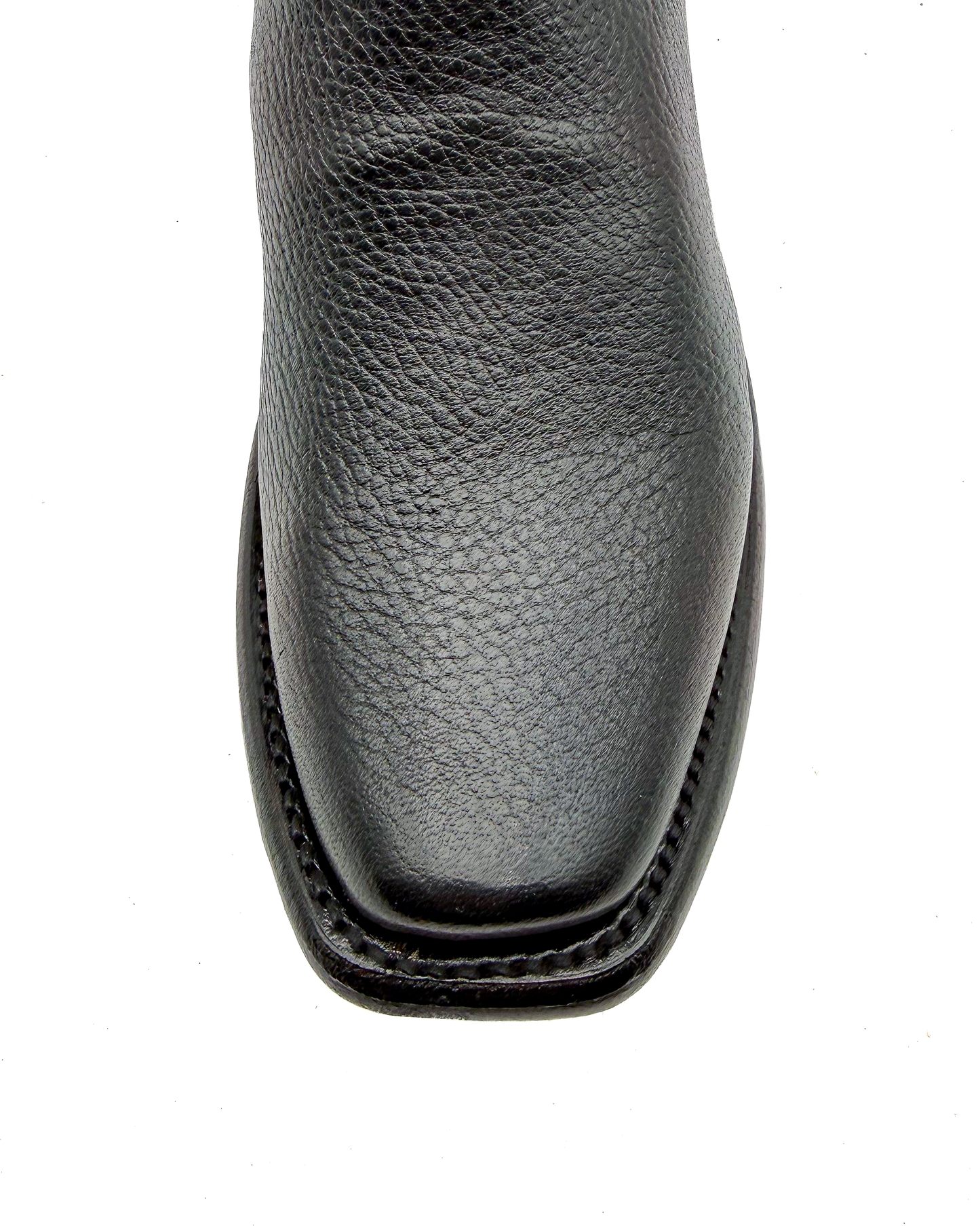 Cowboy Boot Black Deer Venado