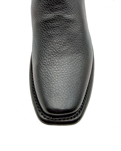 Cowboy Boot Black Deer Venado