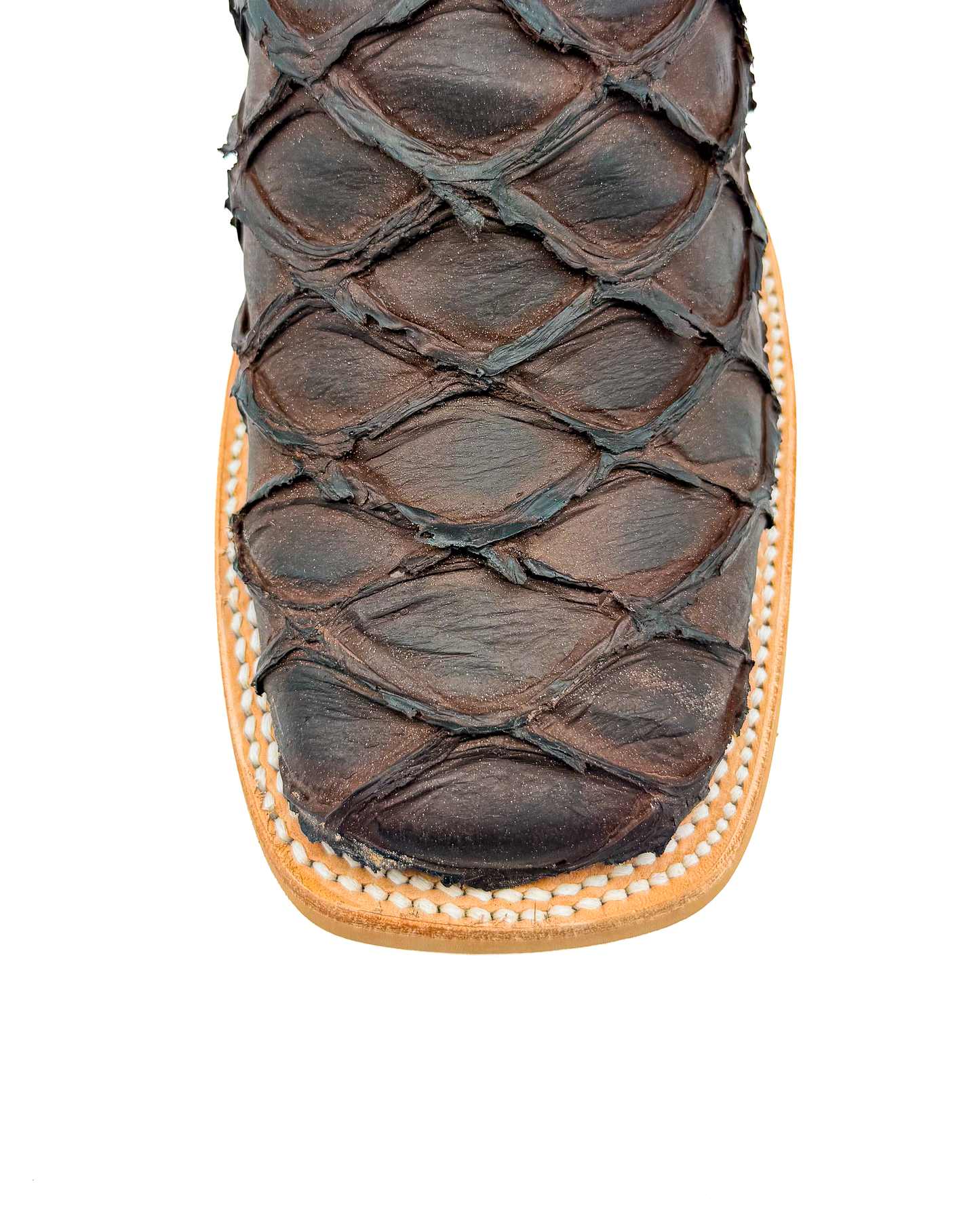 Cowboy Boot Brown Pirarucu Rubber Sole
