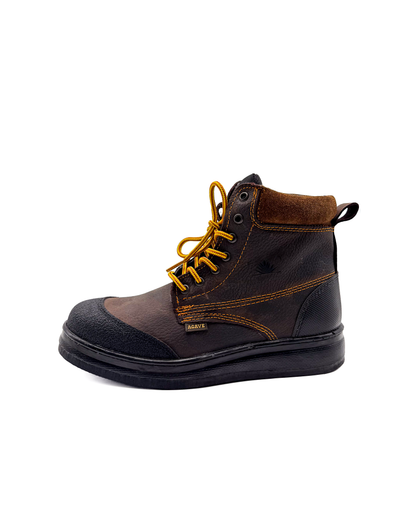 Men’s Brown Roofing Work Shoe with Reinforced Toe Cap Zapato Rufero Puntera