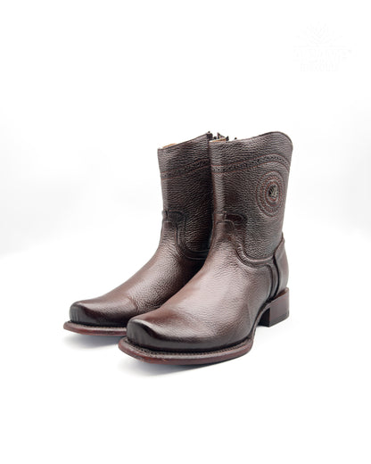 Cowboy Boot Dark Brown Deer