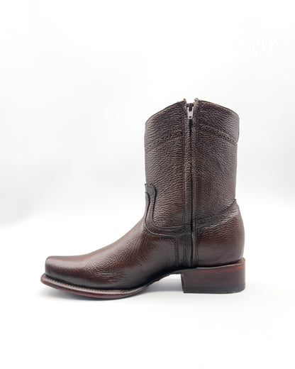 Cowboy Boot Dark Brown Deer