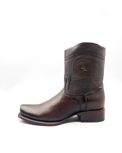 Cowboy Boot Dark Brown Deer