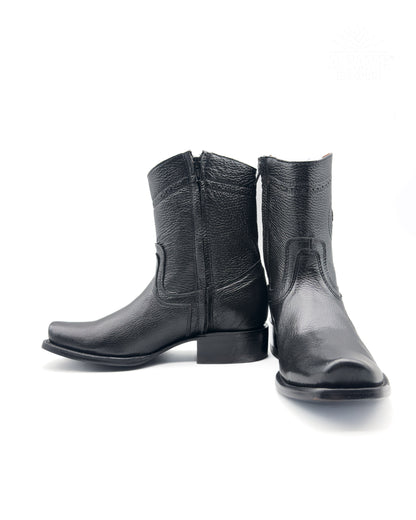 Cowboy Boot Black Deer