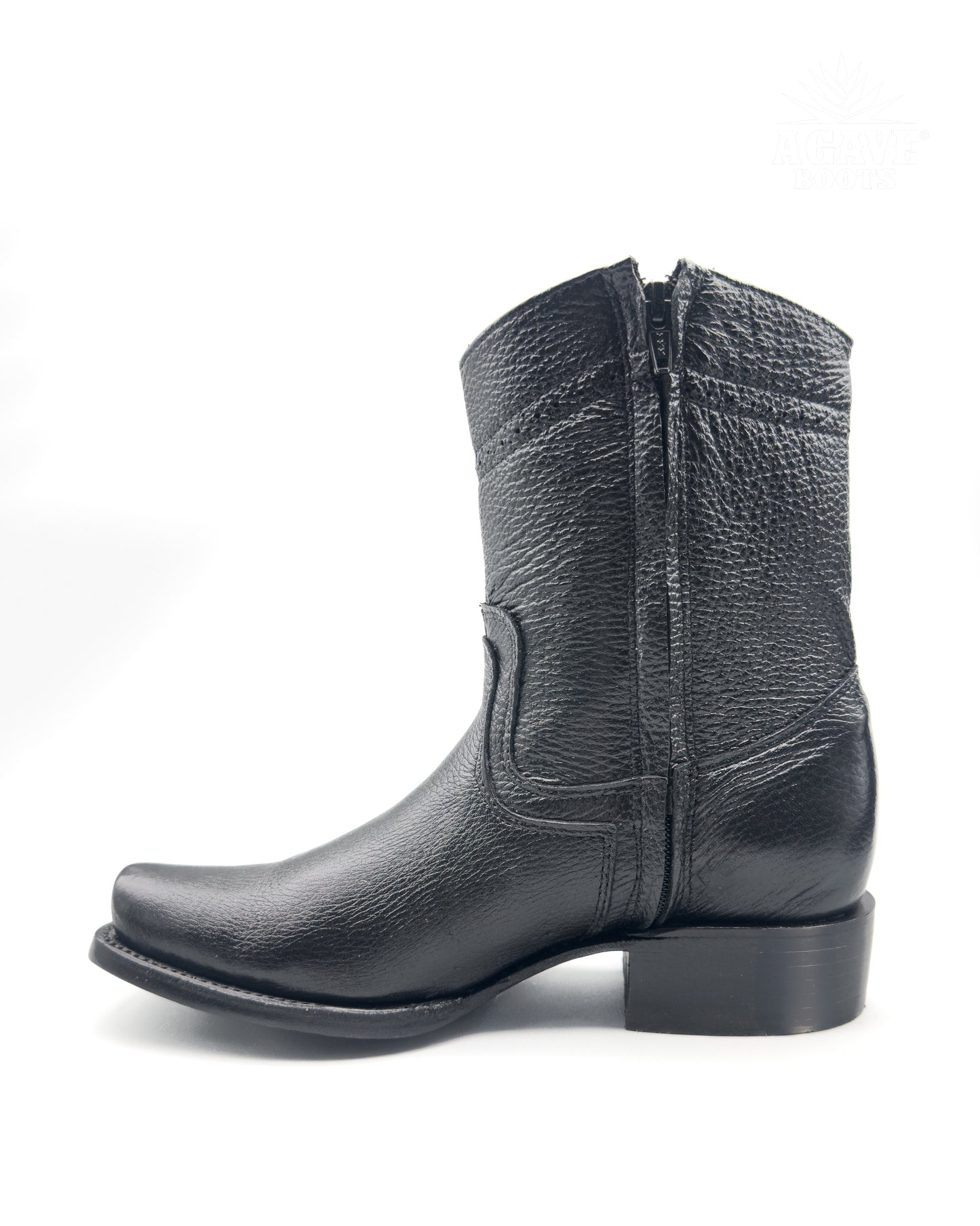 Cowboy Boot Black Deer
