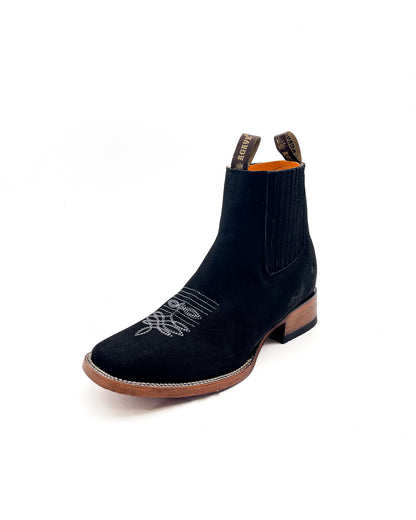 BOTIN / ANKLE BOOT / CHELSEA BOOT BLACK | MEN SQUARE TOE WESTERN BOTIN