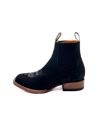 BOTIN / ANKLE BOOT / CHELSEA BOOT BLACK | MEN SQUARE TOE WESTERN BOTIN