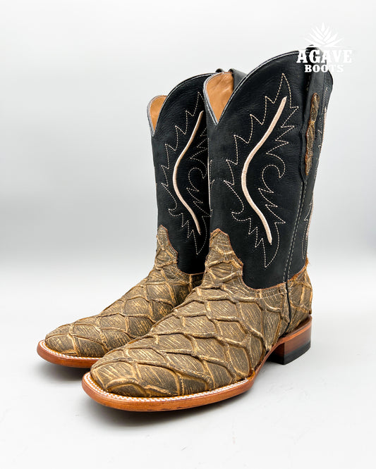 RUSTIC BROWN FISH BASS | MEN’S COWBOY BOOTS