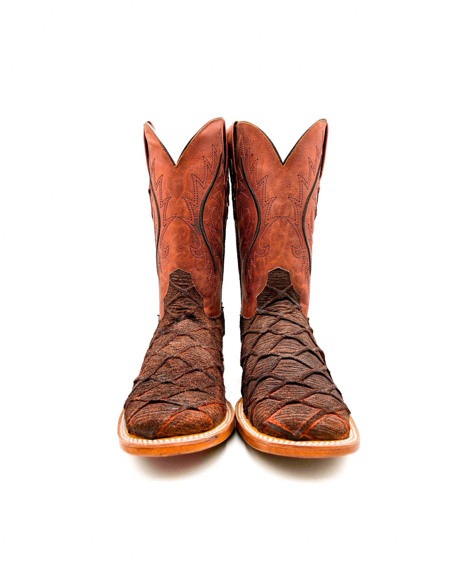 Cowboy Boot Cognac Fish Bass