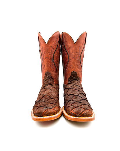 Cowboy Boot Cognac Fish Bass