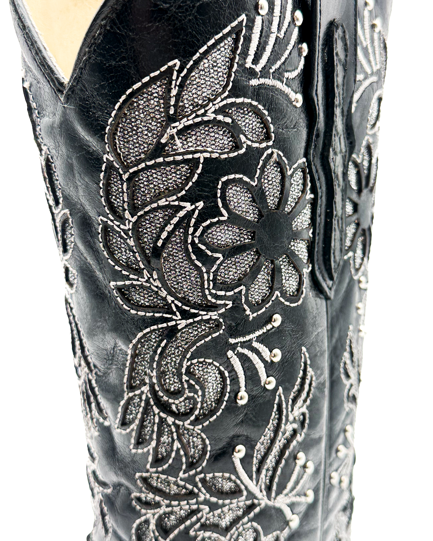 Cowboy Boot Black Phyton