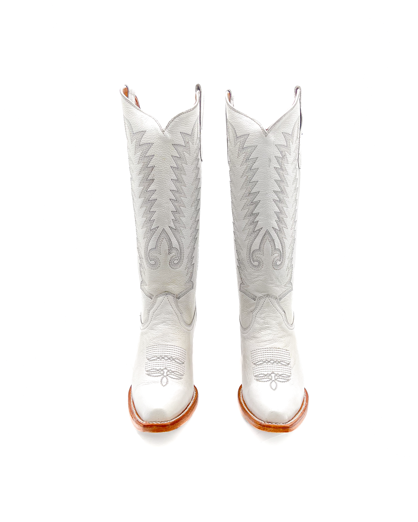 Cowboy Boot Tall White
