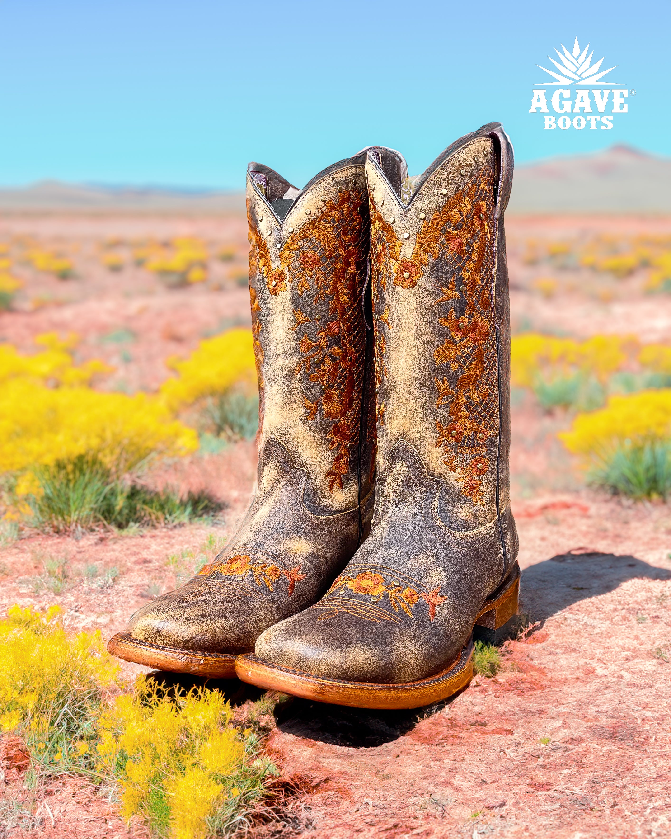 Cowboy Boot Priscila Rustic Brown – Agave Boots