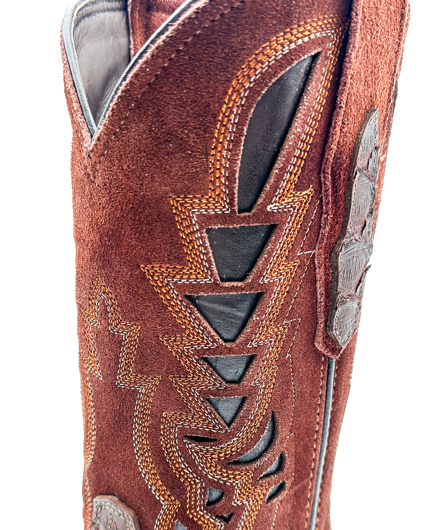 Cowboy Boot Brown Python