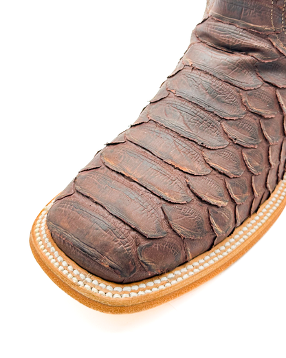Cowboy Boot Brown Python