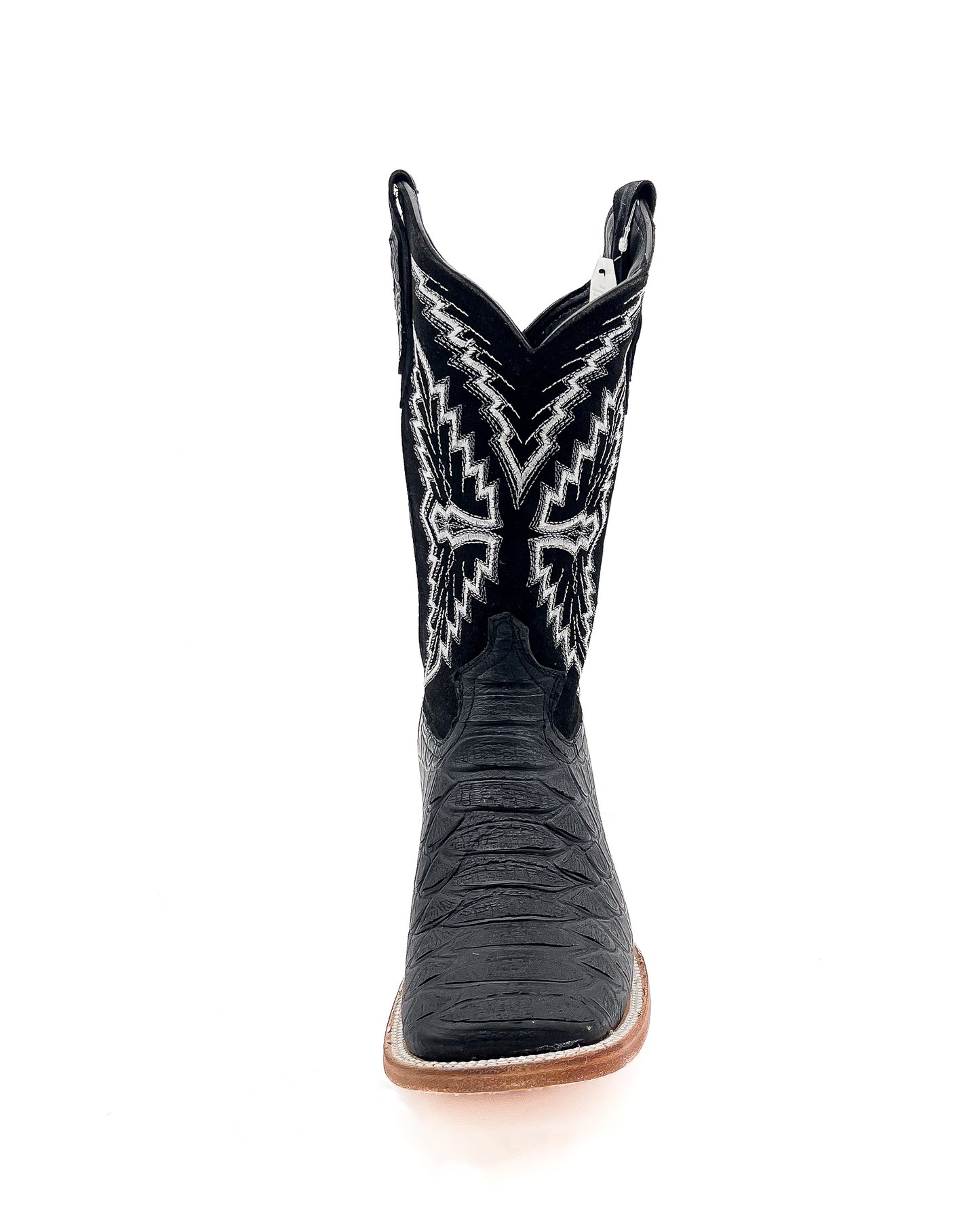 Cowboy Boot Black Python