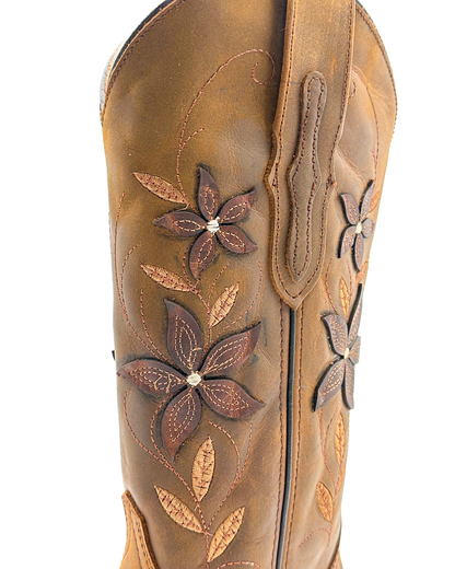 Women's Cowboy Carolina Floral Boot
