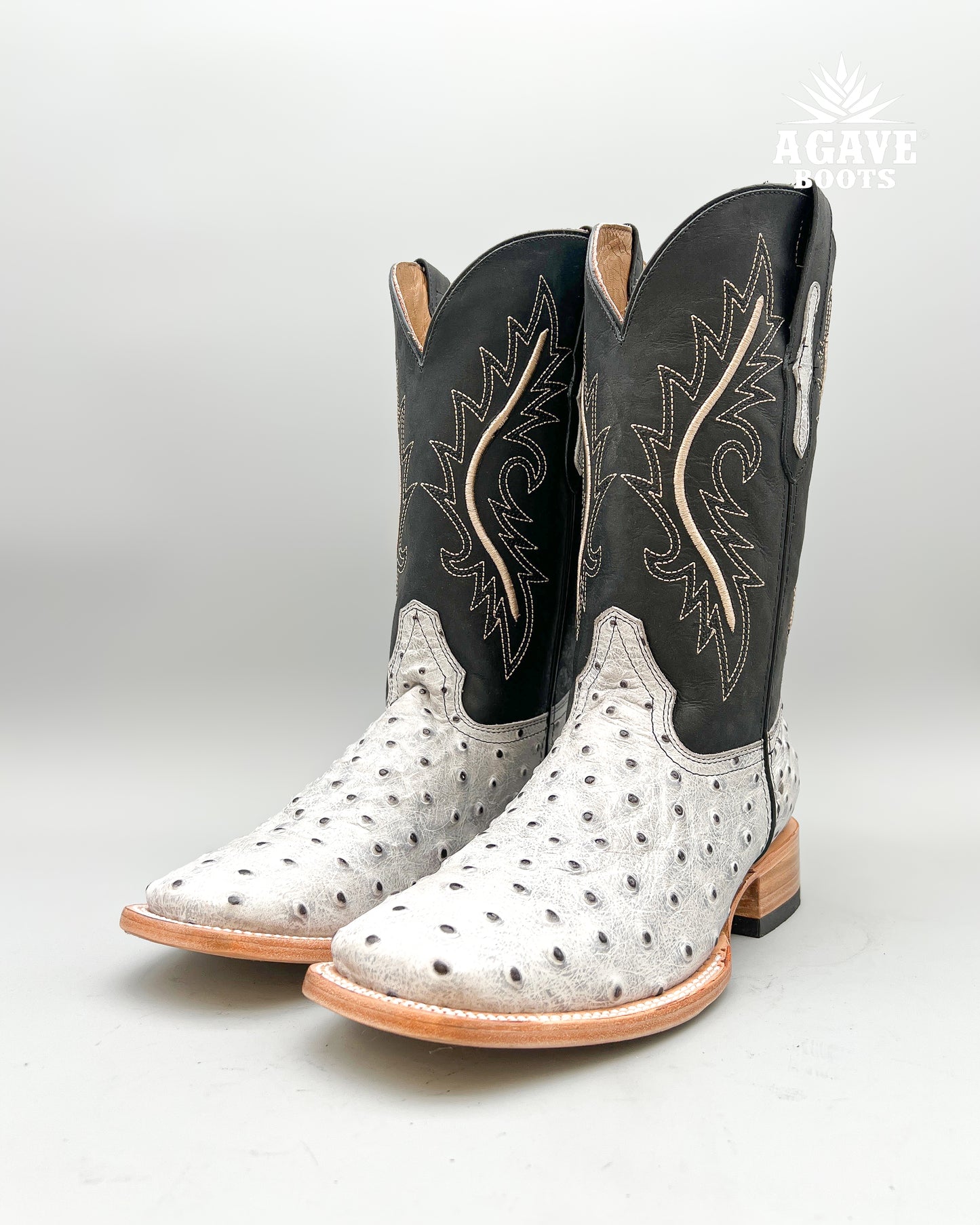 WHITE OSTRICH | MEN’S COWBOY BOOTS