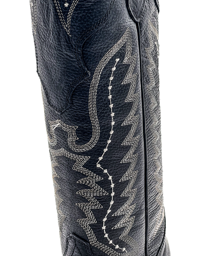 Cowboy Boot Tall Alice Black