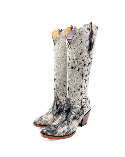 Cowboy Boot Junia Cowhide Tall Snip