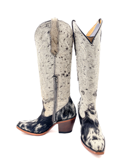 Cowboy Boot Junia Cowhide Tall Snip
