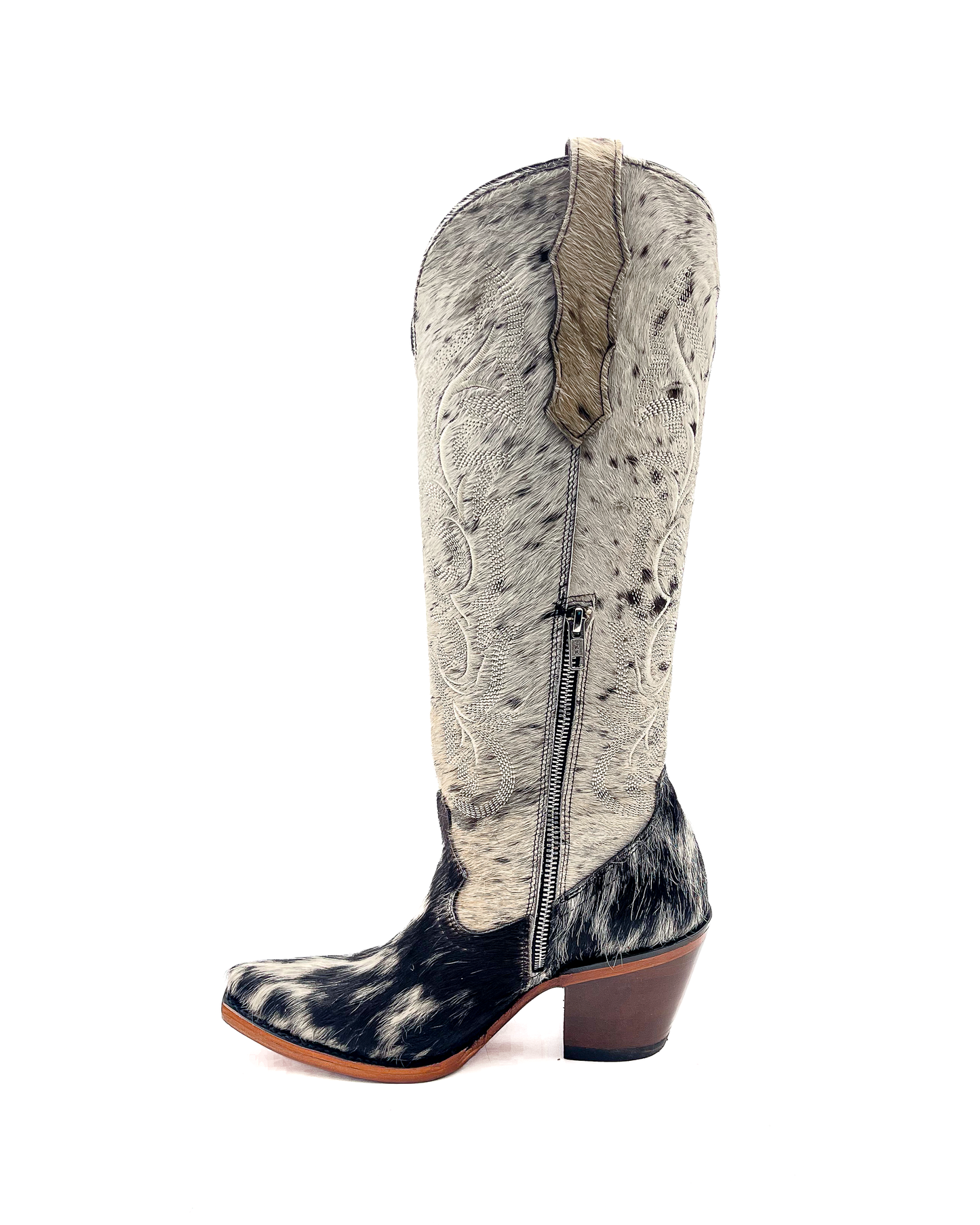 Cowboy Boot Junia Cowhide Tall Snip