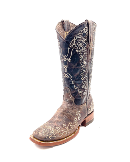 Cowboy Boot Madrid Brown Crater