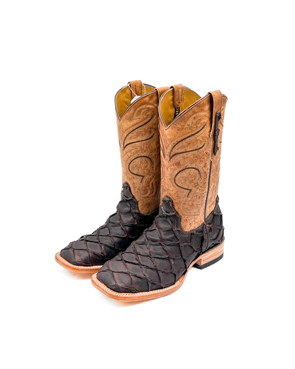Cowboy Boot Brown Pirarucu Bass