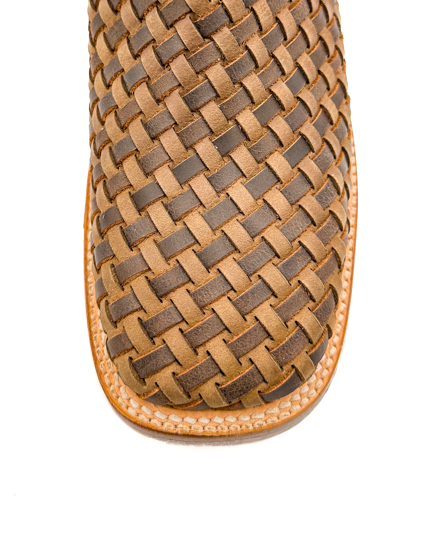 Cowboy Boot Aztec Basket Weave Petatillo