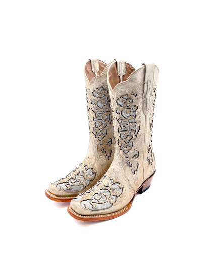 Cowboy Boot Clarissa Heiser White