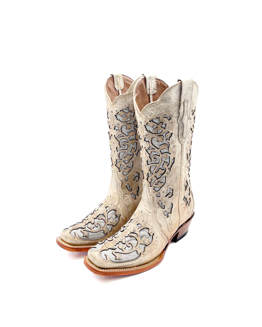 Cowboy Boot Clarissa Heiser White