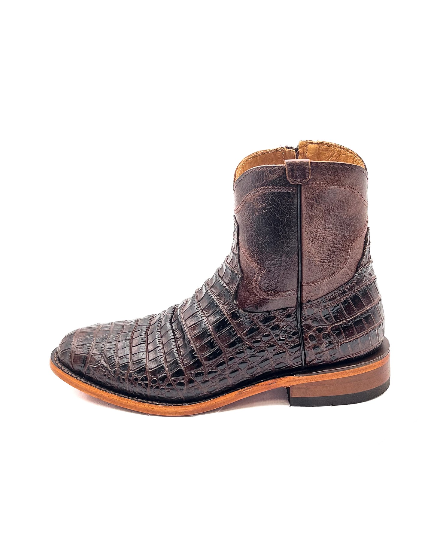 Men's Zip Cowboy Boot Caiman