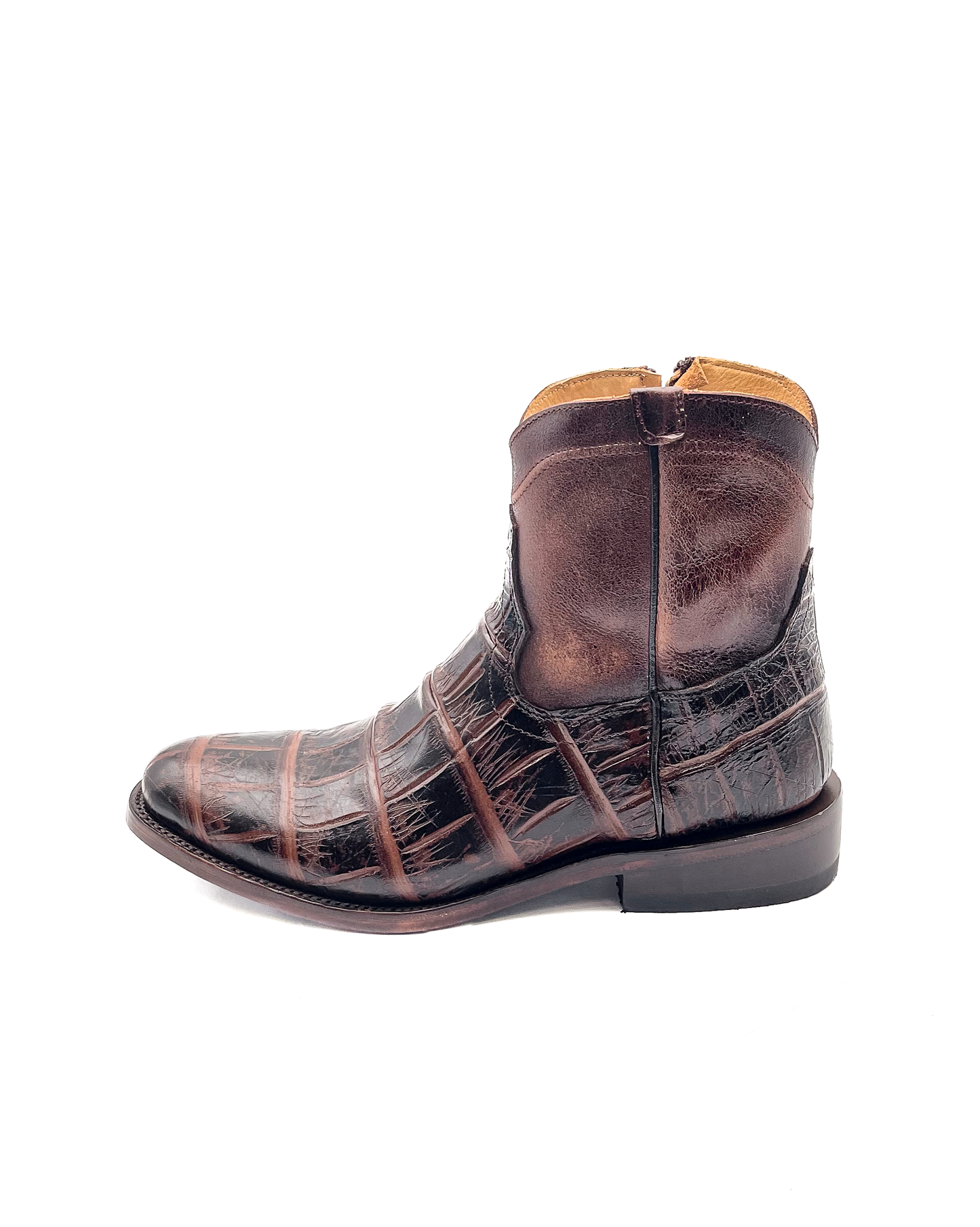 Men's Zip Cowboy Boot Caiman