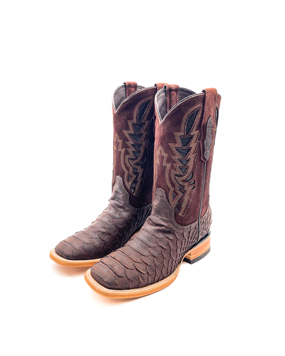 Cowboy Boot Brown Python