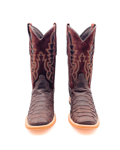Cowboy Boot Brown Python