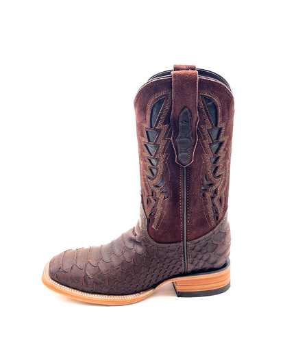 Cowboy Boot Brown Python