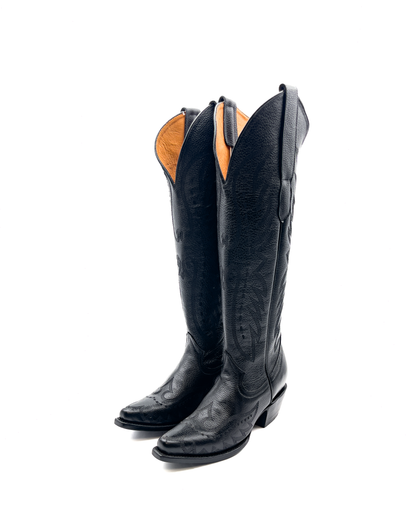 Cowboy Boot Tall Blackout