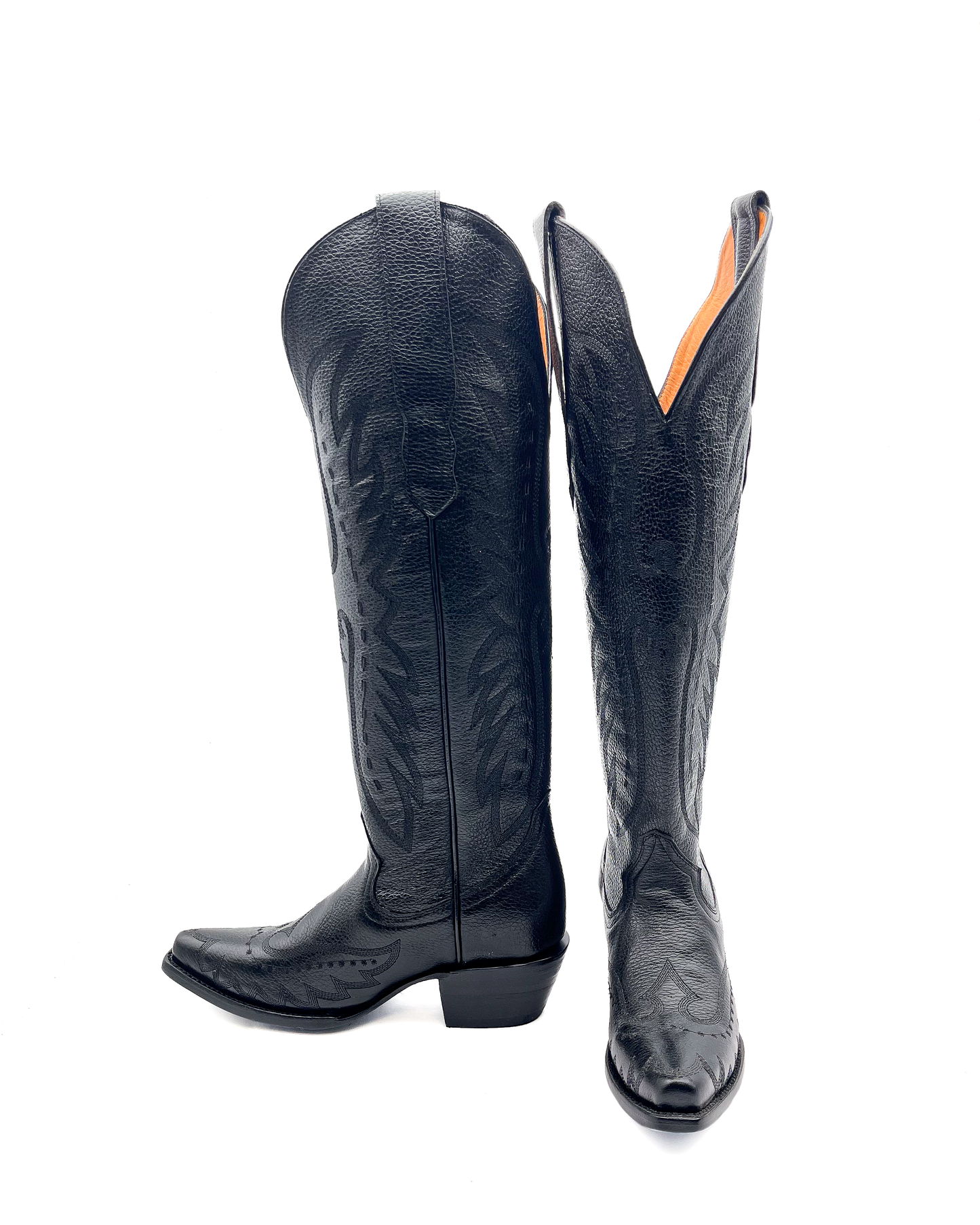 Cowboy Boot Tall Blackout