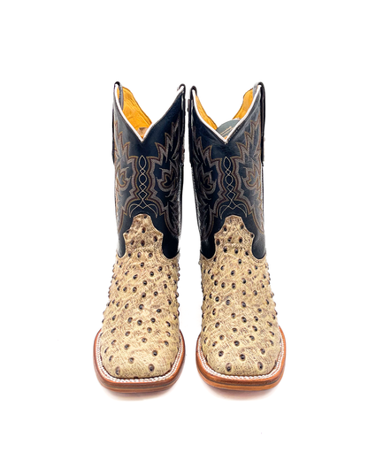 Cowboy Boot Ostrich Desert